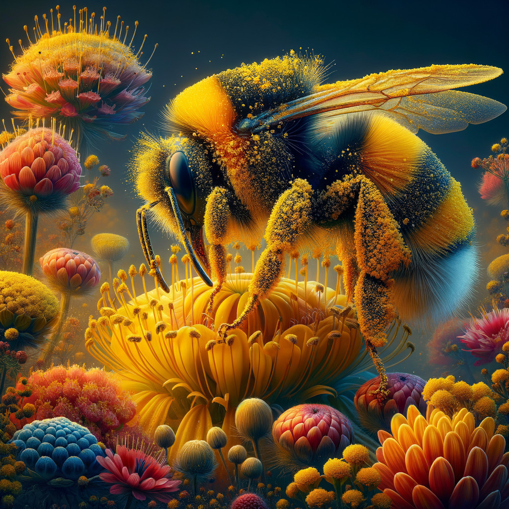 The Intricate World of Bee Pollination